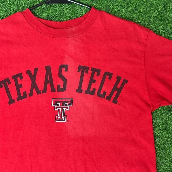 Red Vintage 80’s Texas Tech Champs Sports Graphic Tee - Picture 3 of 5
